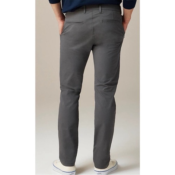 J.Crew 484 Slim Fit Tech Oxford Pants Men‎ 34 x 34 Gray NWT BX185 - Picture 2 of 13